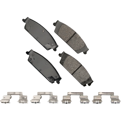 Rear Severe Duty Pads by AKEBONO - SDF1707 pa1