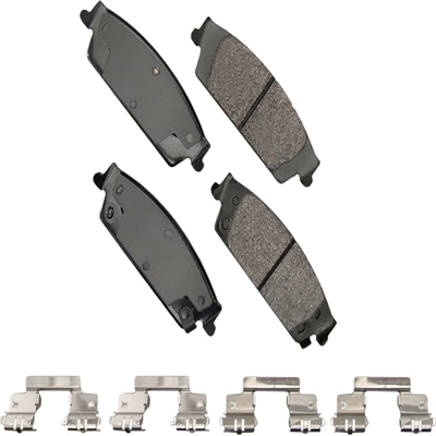 Rear Severe Duty Pads by AKEBONO - SDF1707 pa2