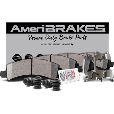 Rear Severe Duty Pads by AMERIBRAKES - ASD2169 pa2