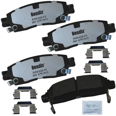 Rear Severe Duty Pads by BENDIX - MKD883FM pa2