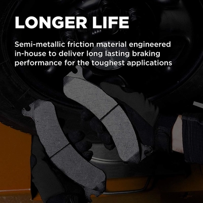 Rear Severe Duty Pads by WAGNER - SX734 pa23