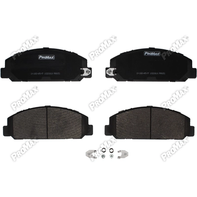 Rear Severe Duty Semi Metallic Premium Pad by PROMAX - 19-1683 pa2