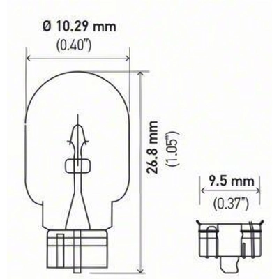 Rear Side Marker by HELLA - 2821TB pa9