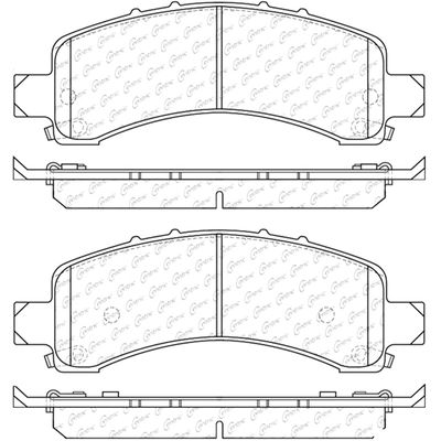 Rear Super Premium Ceramic Pads by CENTRIC PARTS - 105.09741 pa14