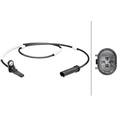 Rear Wheel ABS Sensor by HELLA - 012679571 pa1