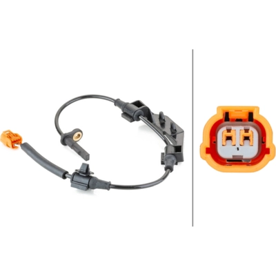 Rear Wheel ABS Sensor by HELLA - 230040231 pa1