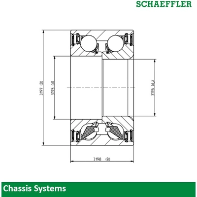 Rear Wheel Bearing by SCHAEFFLER - 805355.E14F pa1