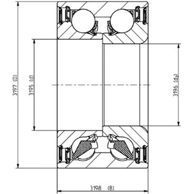 Rear Wheel Bearing by SCHAEFFLER - 805394C pa2
