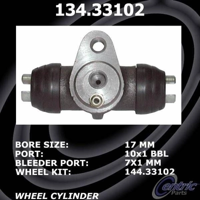 Rear Wheel Cylinder by CENTRIC PARTS - 134.33102 pa3