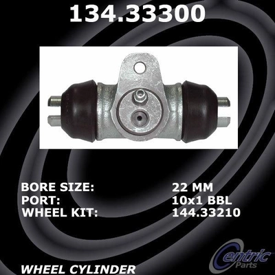 Rear Wheel Cylinder by CENTRIC PARTS - 134.33300 pa2