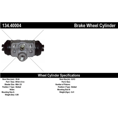 Rear Wheel Cylinder by CENTRIC PARTS - 134.40004 pa2