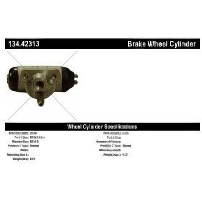 Cylindre de roue arrière par CENTRIC PARTS - 134.42313 pa1