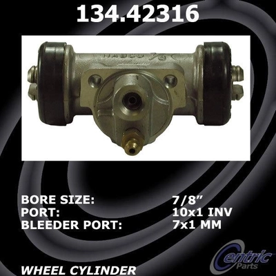 Cylindre de roue arrière par CENTRIC PARTS - 134.42316 pa2