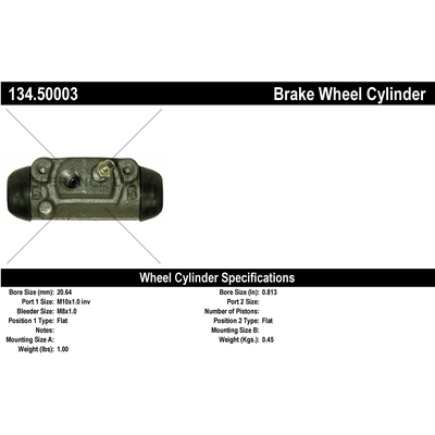 Rear Wheel Cylinder by CENTRIC PARTS - 134.50003 pa2