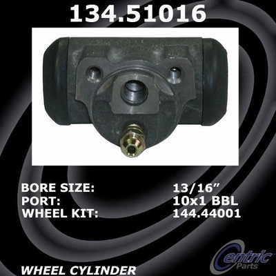 Cylindre de roue arrière par CENTRIC PARTS - 134.51016 pa1