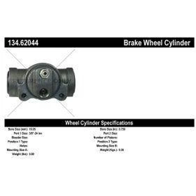 Rear Wheel Cylinder by CENTRIC PARTS - 134.62044 pa3