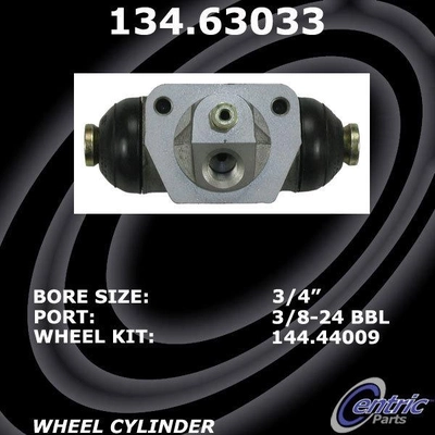 Rear Wheel Cylinder by CENTRIC PARTS - 134.63033 pa1