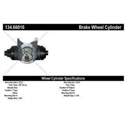 Rear Wheel Cylinder by CENTRIC PARTS - 134.66016 pa3