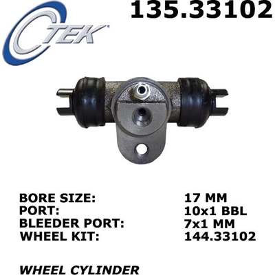 Rear Wheel Cylinder by CENTRIC PARTS - 135.33102 pa2