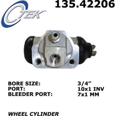 Cylindre de roue arrière par CENTRIC PARTS - 135.42206 pa1