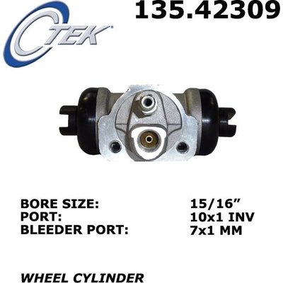 Cylindre de roue arrière par CENTRIC PARTS - 135.42309 pa1