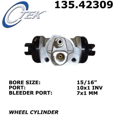 Rear Wheel Cylinder by CENTRIC PARTS - 135.42309 pa3