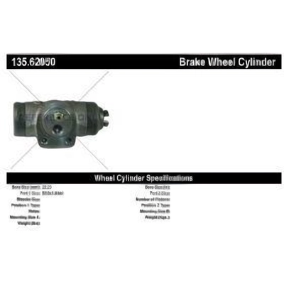 Rear Wheel Cylinder by CENTRIC PARTS - 135.62050 pa1