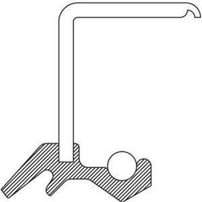 Joint de roue arrière by NATIONAL OIL SEALS - 710338 pa1