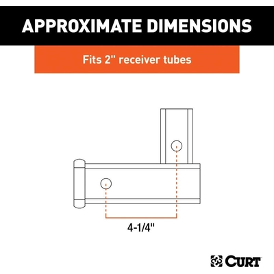 Adaptateur récepteur by CURT MANUFACTURING - 45013 pa4