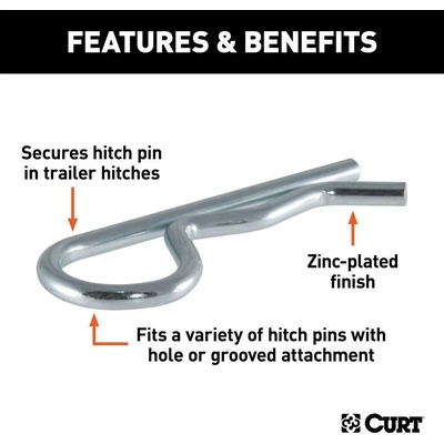 Receiver Clip by CURT MANUFACTURING - 21600 pa5