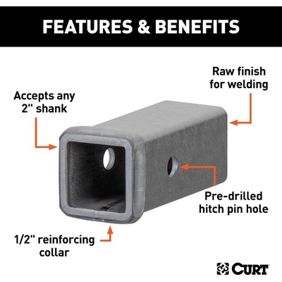 Receiver Tube by CURT MANUFACTURING - 49060 pa3