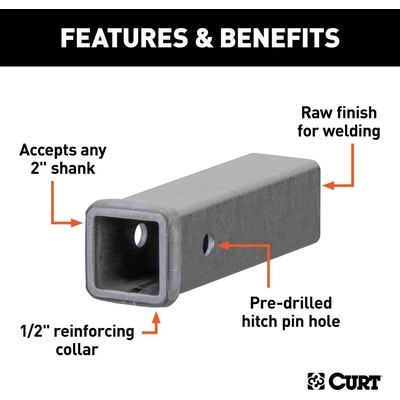 Receiver Tube by CURT MANUFACTURING - 49090 pa2