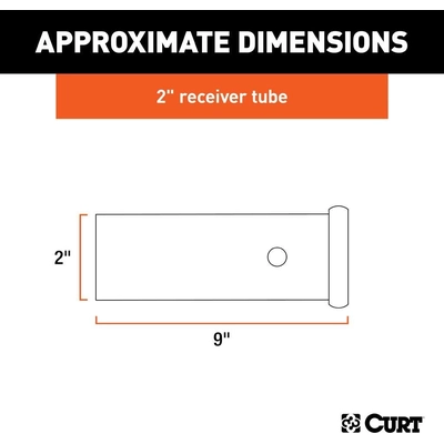 Receiver Tube by CURT MANUFACTURING - 49090 pa3