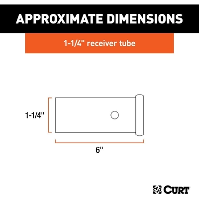 Tube récepteur by CURT MANUFACTURING - 49506 pa3