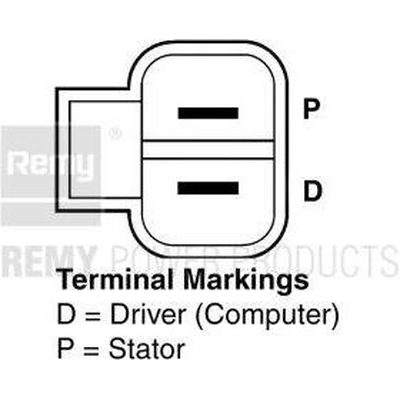 Remanufactured Alternator by REMY - 12035 pa3