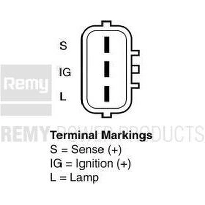 Remanufactured Alternator by REMY - 12304 pa3