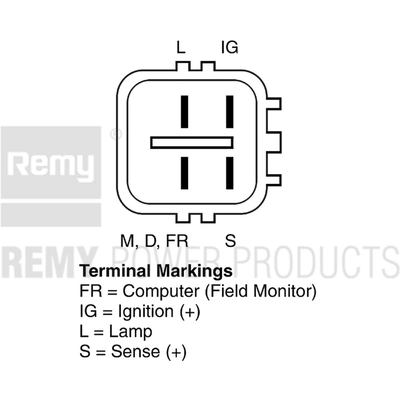 Remanufactured Alternator by REMY - 12457 pa1