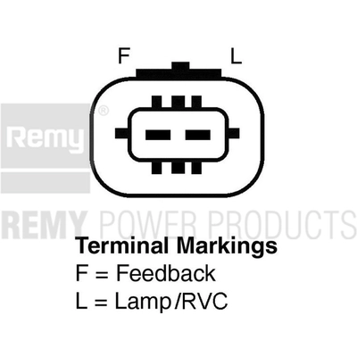 Remanufactured Alternator by REMY - 12782 pa1