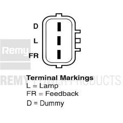 Alternateur reconditionné by REMY - 12874 pa3