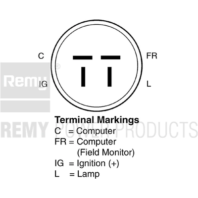 Remanufactured Alternator by REMY - 13350 pa3