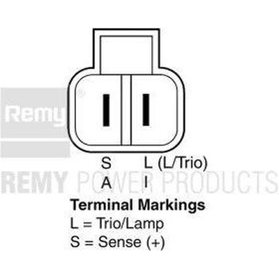 Remanufactured Alternator by REMY - 13365 pa3