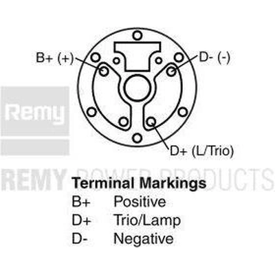 Remanufactured Alternator by REMY - 14594 pa3