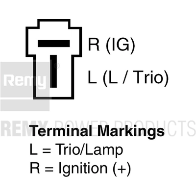 Alternateur reconditionné de REMY - 14716 pa6