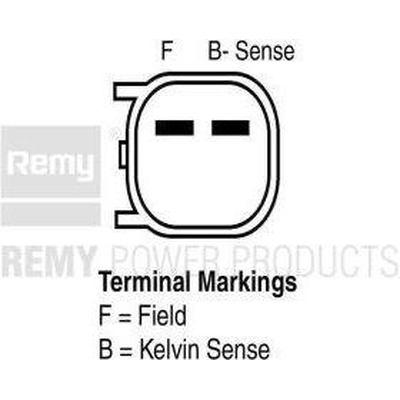 Remanufactured Alternator by REMY - 20045 pa3