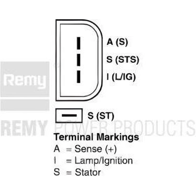 Alternateur reconditionné by REMY - 23742 pa8