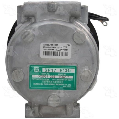 Remanufactured Compressor And Clutch by FOUR SEASONS - 77333 pa6