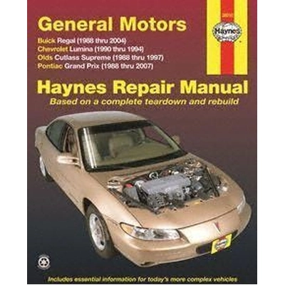 Repair Manual by HAYNES PUBLICATIONS - 38010 pa2