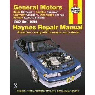 Manuel de réparation par HAYNES PUBLICATIONS - 38015 pa2