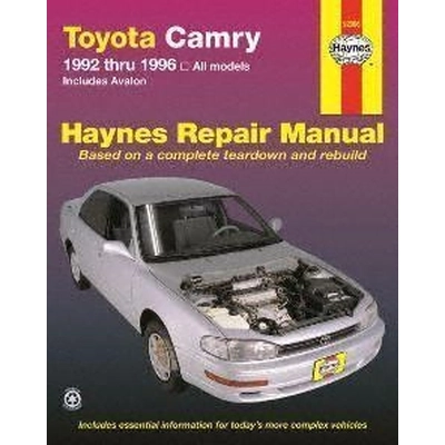 Manuel de réparation par HAYNES PUBLICATIONS - 92006 pa1