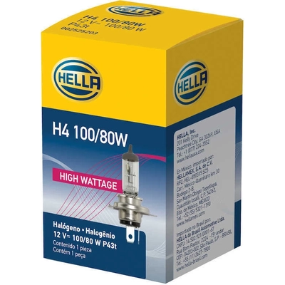 Replacement Bulb by HELLA - H4-100/80W pa2